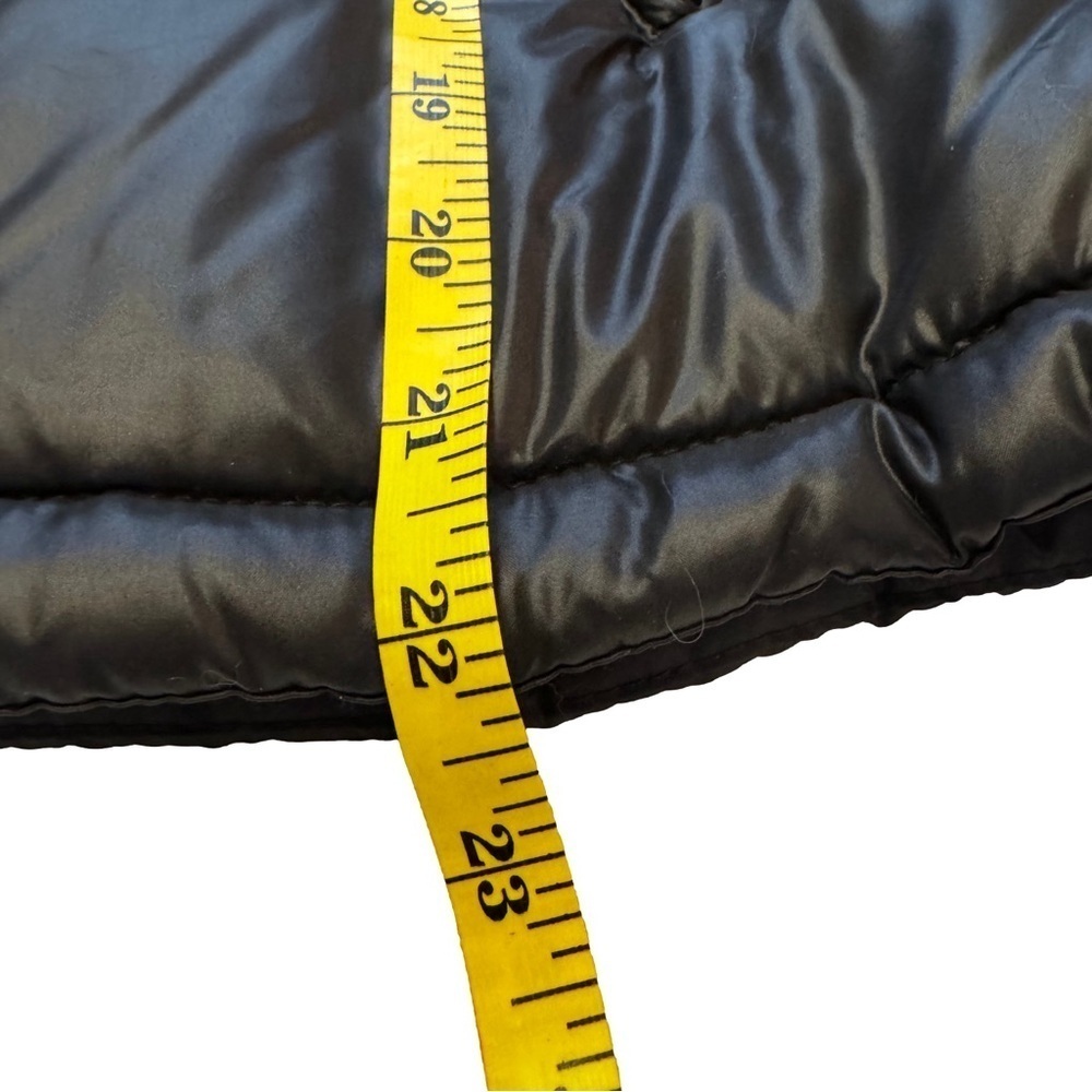 Marilyn & Me Black Puffer Jacket Size S Cropped adjustable cords at waist NEW - Picture 14 of 16